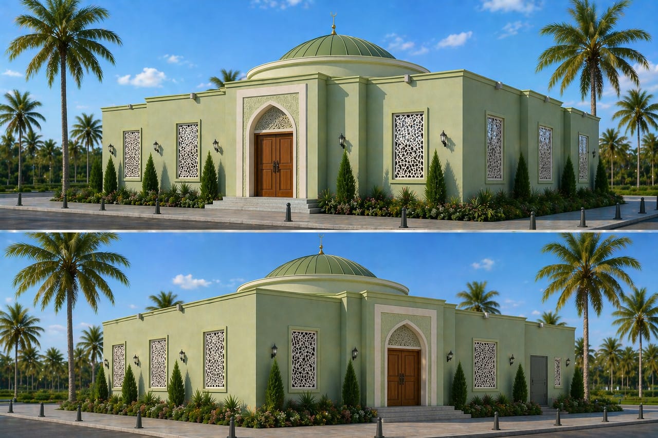 Arrière-plan de la mosquée